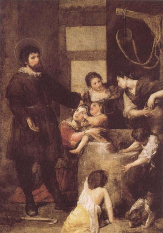 Cano, Alonso St Isidore and the Miracle of the Well oil painting picture